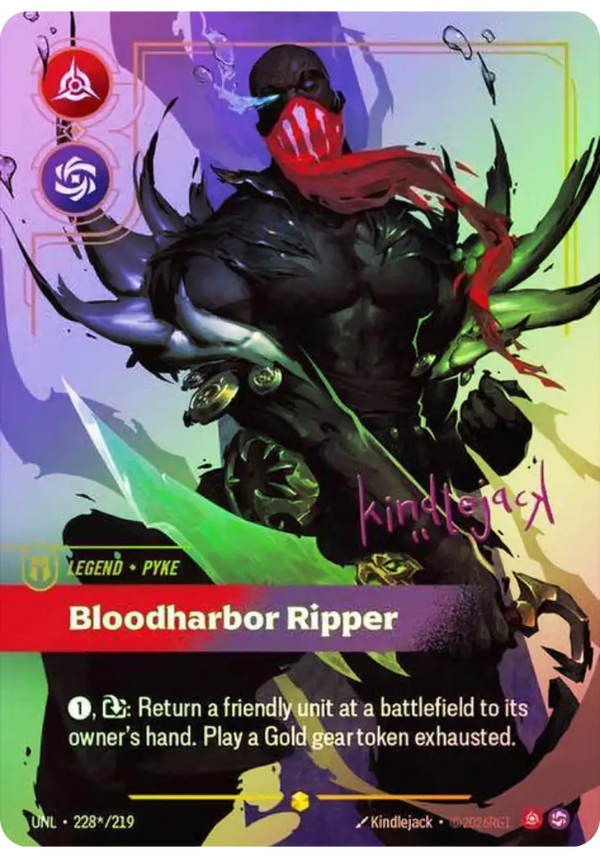 Pyke Bloodharbor Ripper V.3   Signed Showcase