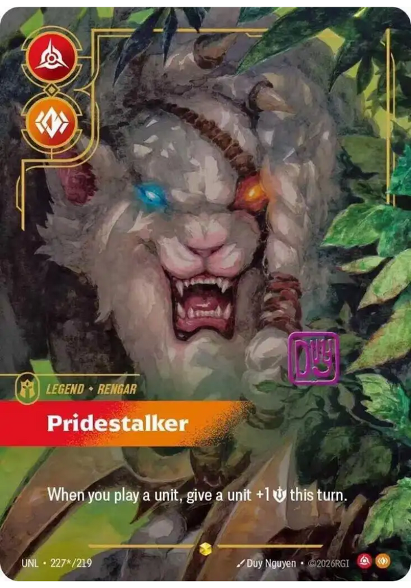 Rengar Pridestalker V.3   Signed Showcase