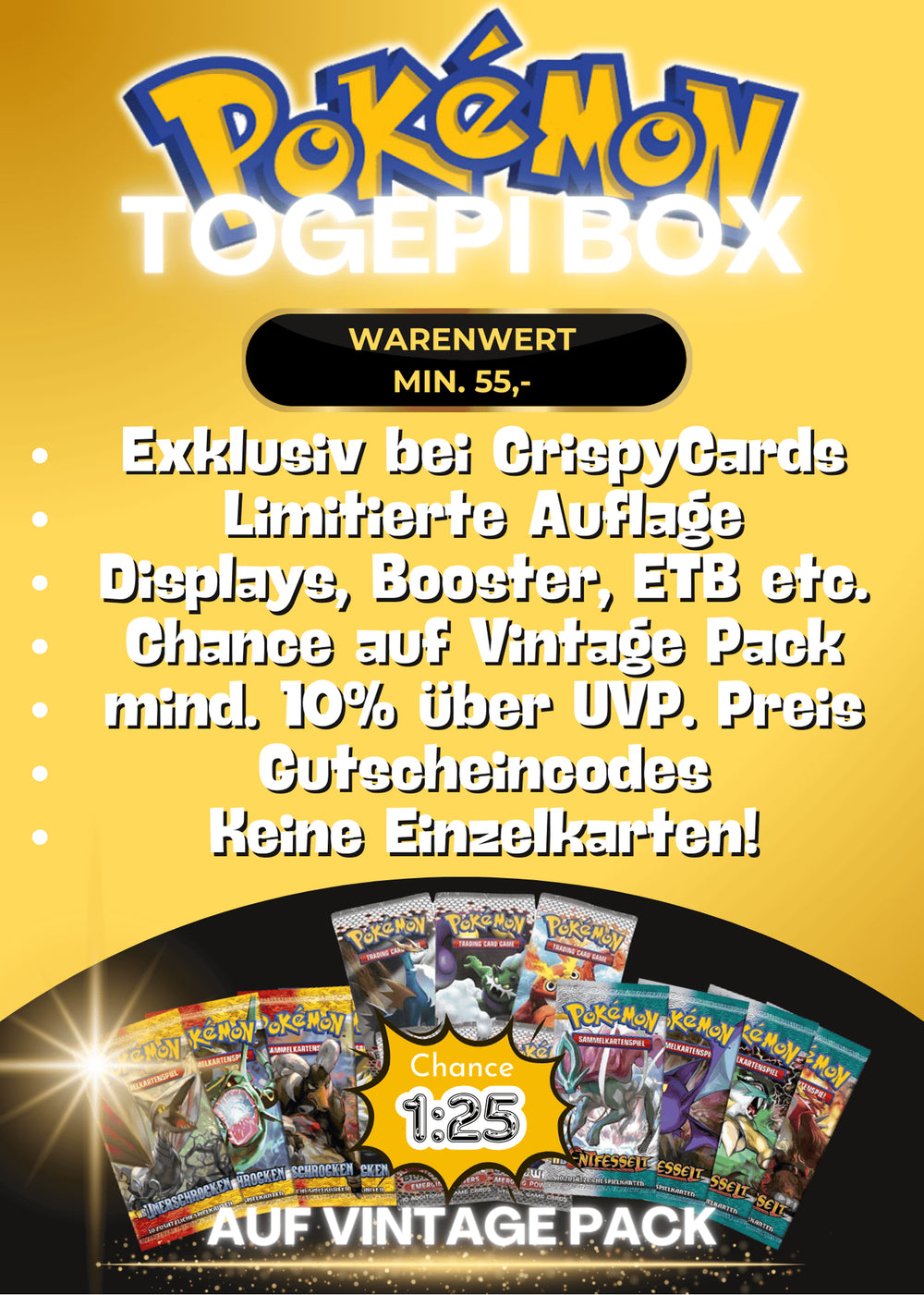 Togepi Box (50€) Beschreibung