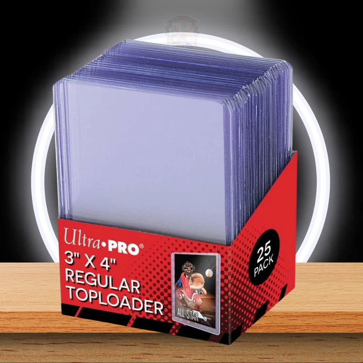 Ultra Pro 3" X 4" CLEAR REGULAR 35PT TOPLOADER 100PCS