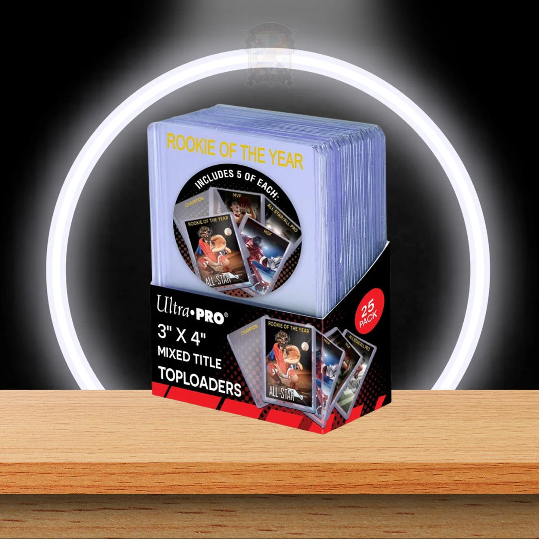 Ultra Pro 3" X 4" MIXED TITLE TOPLOADER (25 PIECES)