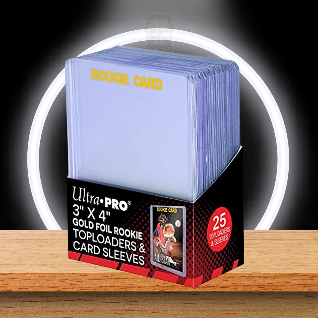 Ultra Pro 3" X 4" ROOKIE 35PT TOPLOADER WITH CARD SLEEVES 25CT