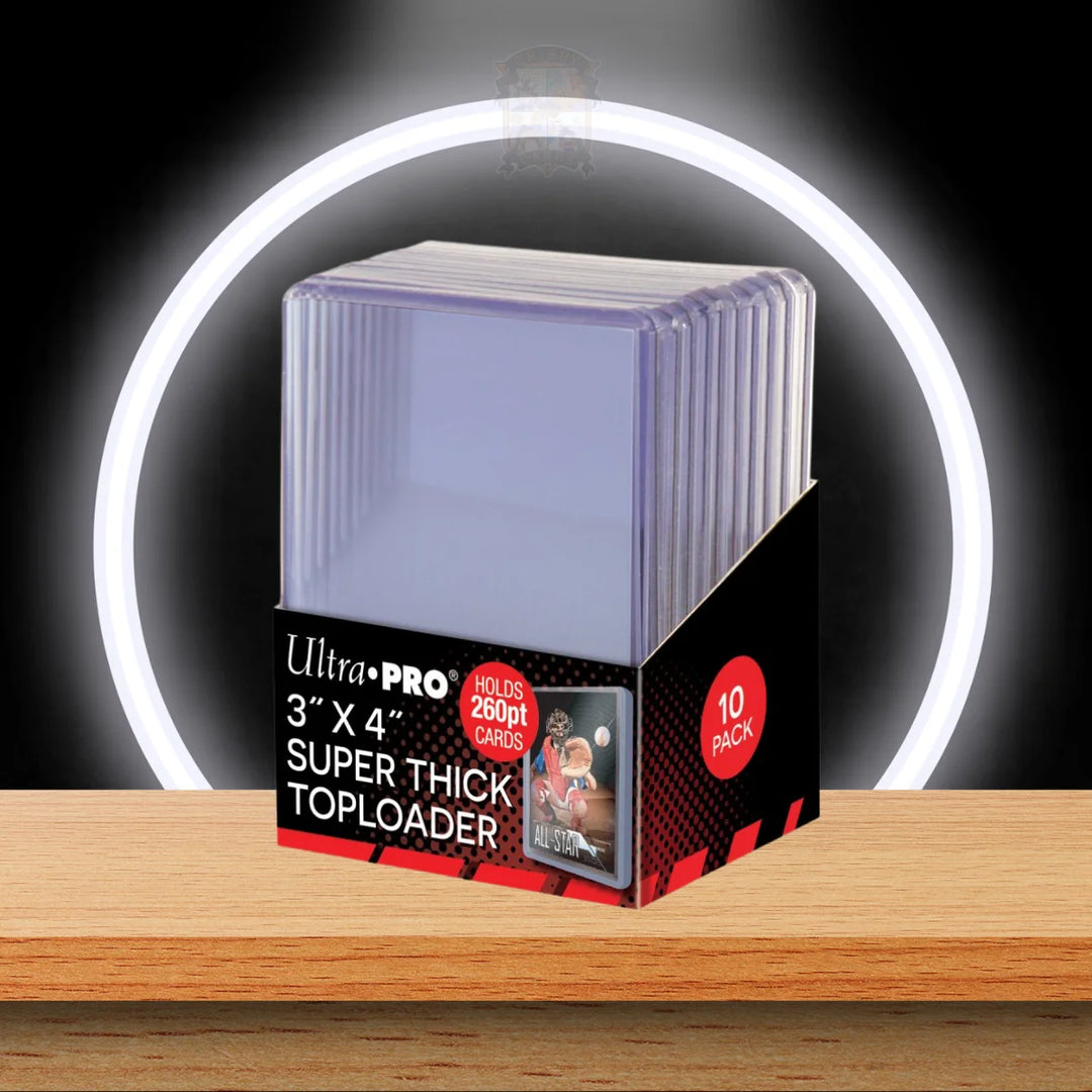 Ultra Pro 3" X 4" SUPER THICK 260PT TOPLOADER (10 PIECES)