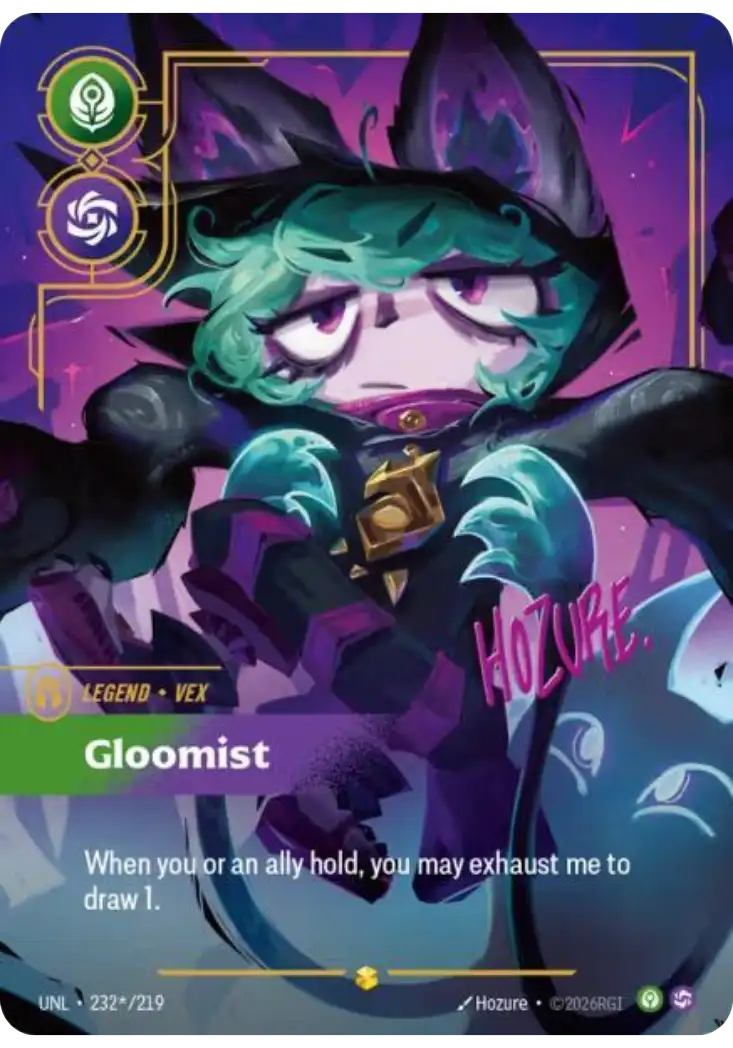 Vex Gloomist V.3   Signed Showcase