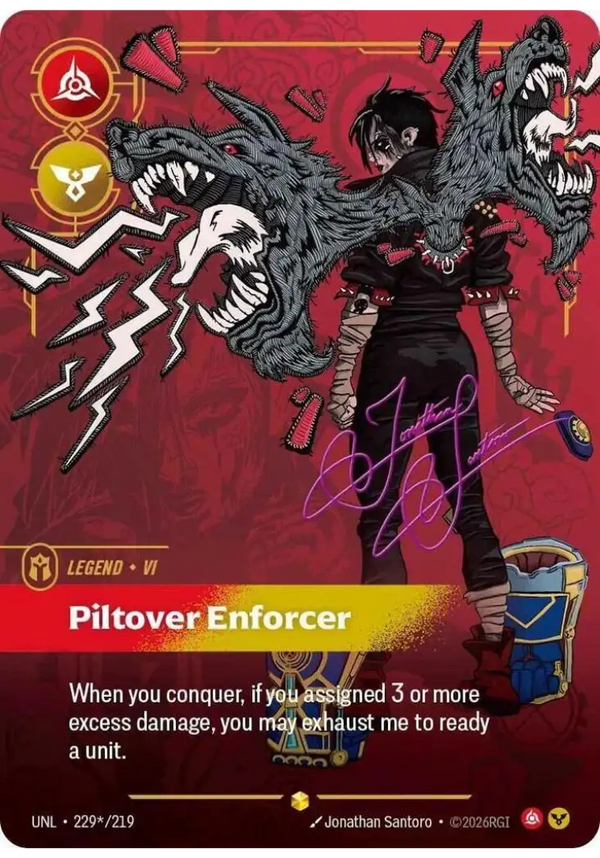 Vi Piltover Enforcer V.3   Signed Showcase