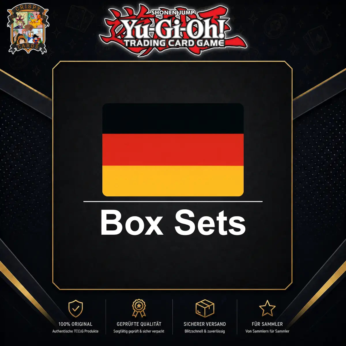 Deutsche Yu-Gi-Oh! Box Sets und Speed-Duel-Produkte