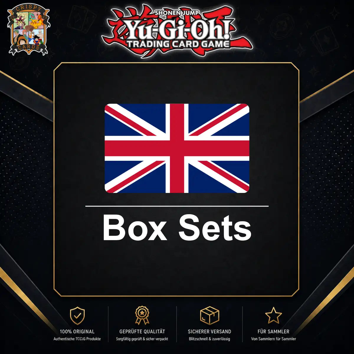 Englische Yu-Gi-Oh! Box Sets und Speed-Duel-Produkte