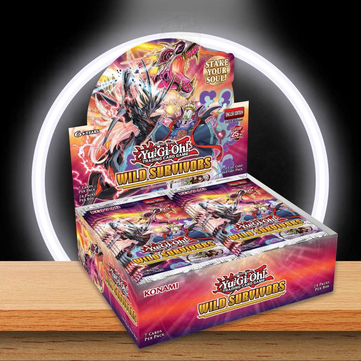 Konami Sammelkarte YGO - Wild Survivors - Special Booster Display - 1st Edition