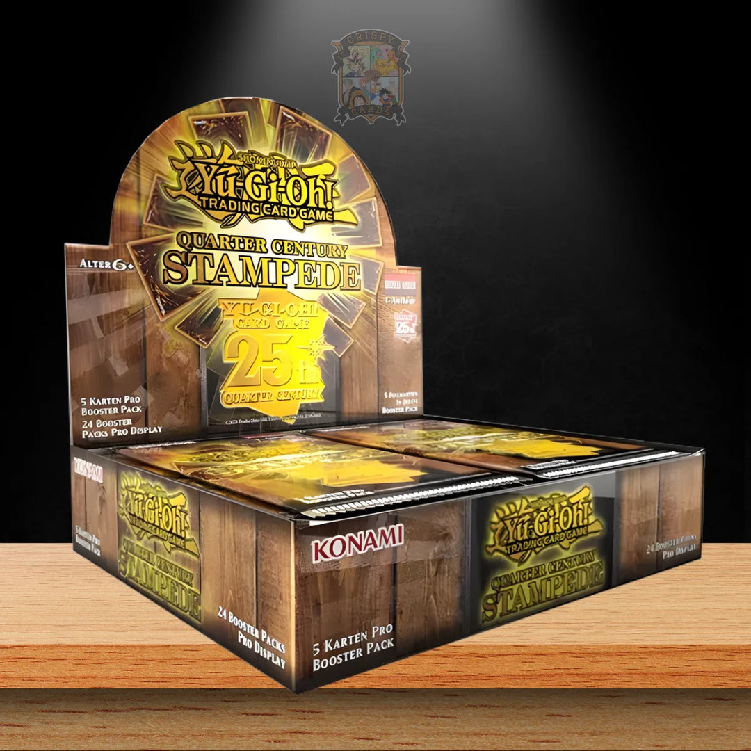 Yu-Gi-Oh Quarter Century Stampede Display