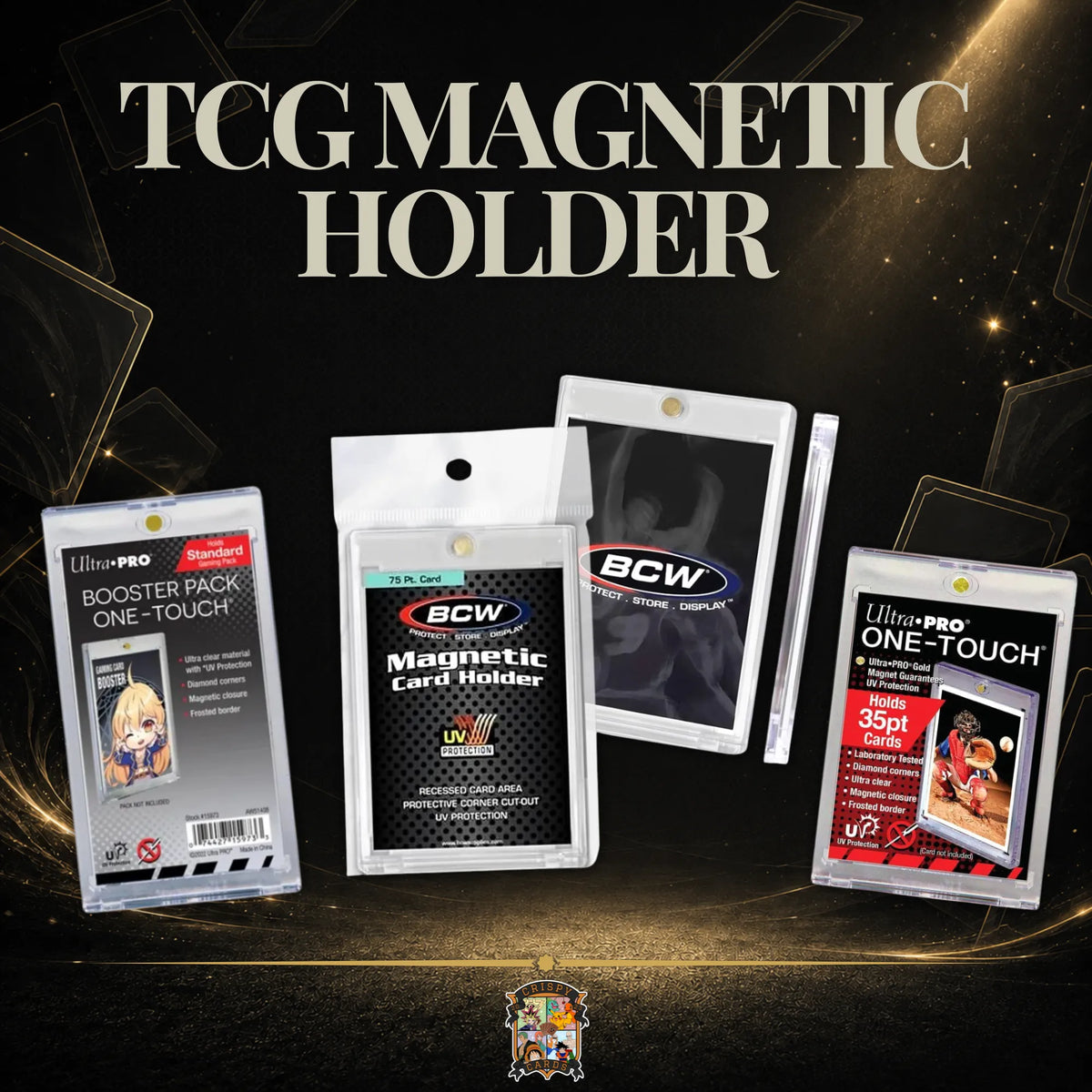 Vault X Magnetische Kartenhalter 130pt für Trading Cards, One-Touch-Hartschalen mit UV-Schutz, Klare Anzeige für Sammelkartenspiele, Sportkarten, TCG (5er Pack Vault X Magnetische Kartenhalter 130pt für Trading Cards, One-Touch-Hartschalen mit UV-Schutz, Klare Anzeige für Sammelkartenspiele, Sportkarten, TCG (5er Pack