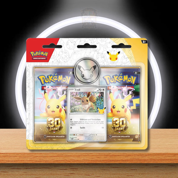 Pokémon 30 Jahre 2-Pack Blister Deutsch – Produktansicht