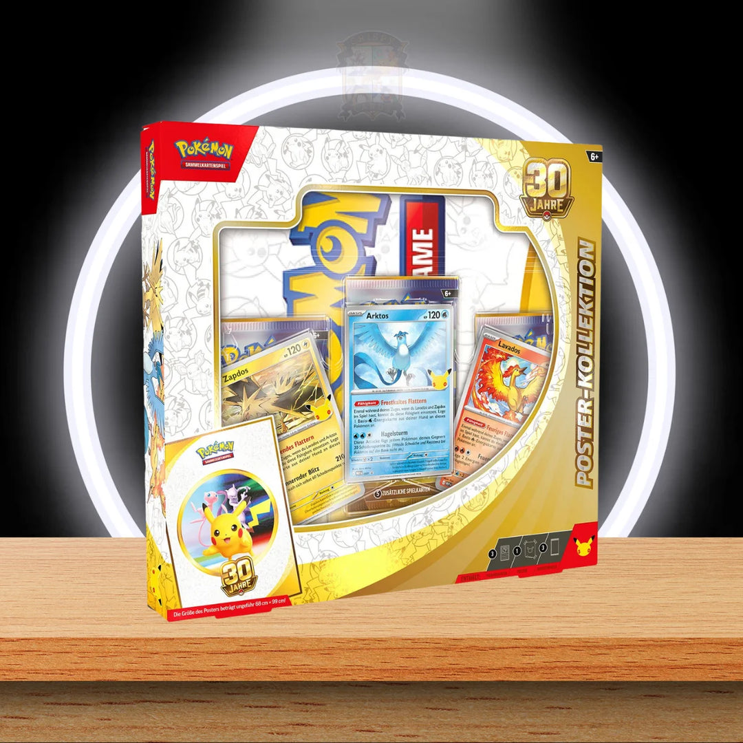 Pokémon 30 Jahre Poster Kollektion (DE) – Deutsche Pokémon TCG Jubiläumsbox