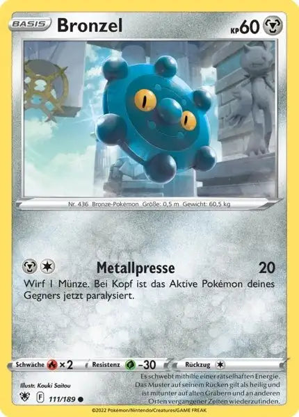 Bronzel 111/189 – Pokémon Astralglanz Karte