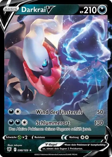 Darkrai V 098/189 – Pokémon Astralglanz Karte
