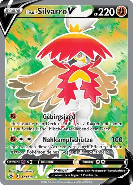 Hisui Silvarro V 173/189 – Pokémon Astralglanz Karte