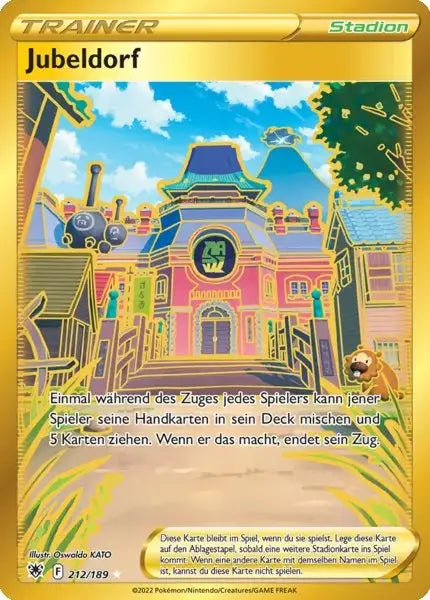 Jubeldorf 212/189 – Pokémon Astralglanz Karte