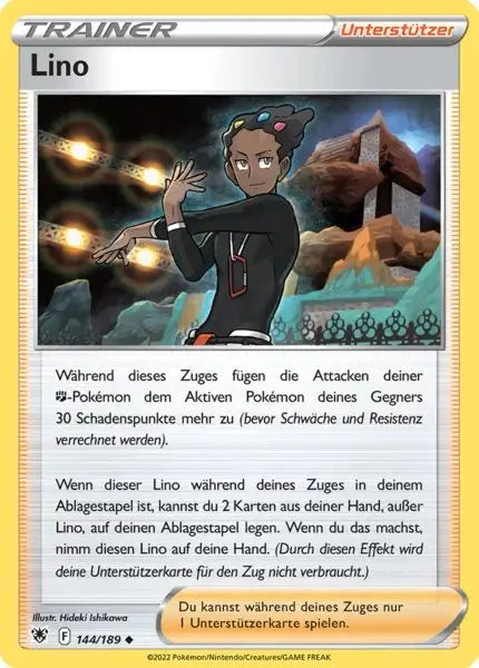 Lino 144/189 – Pokémon Astralglanz Karte