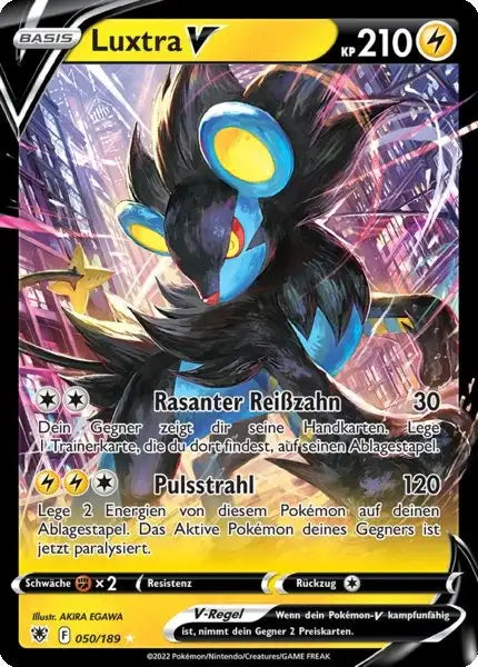 Luxtra V 050/189 – Pokémon Astralglanz Karte