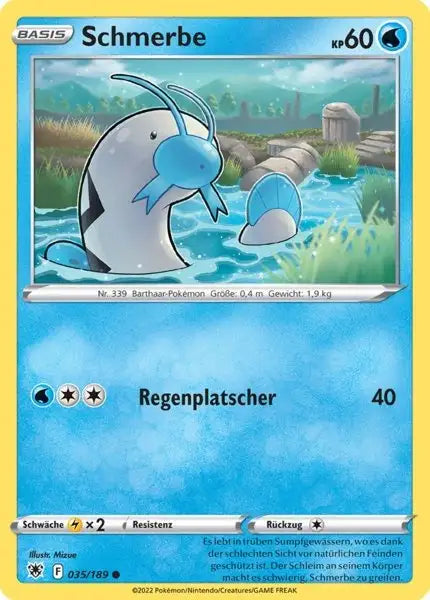 Schmerbe 035/189 – Pokémon Astralglanz Karte