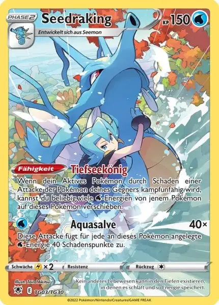 Seedraking TG03 – Pokémon Astralglanz Karte