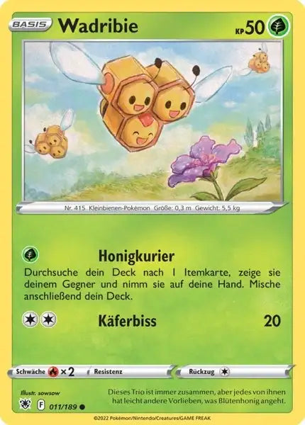Wadribie 011/189 – Pokémon Astralglanz Karte