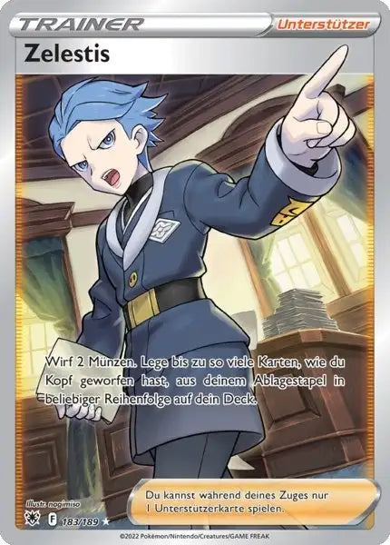 Zelestis 183/189 – Pokémon Astralglanz Karte