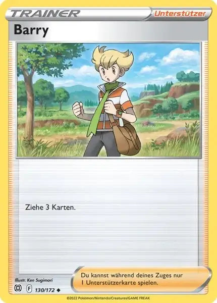 Barry 130/172 – Pokémon Strahlende Sterne Karte