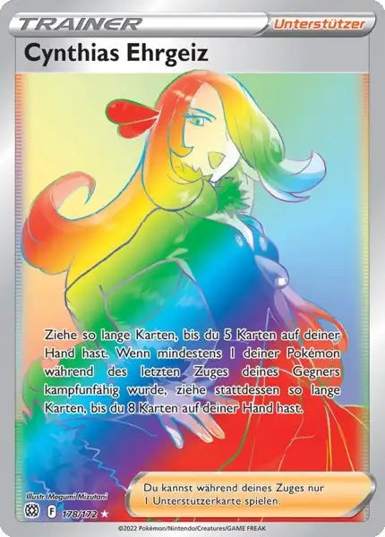 Cynthias 178/172 – Pokémon Strahlende Sterne Karte