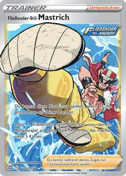 Fliessender Stil Mastrich TG27 – Pokémon Strahlende Sterne Karte