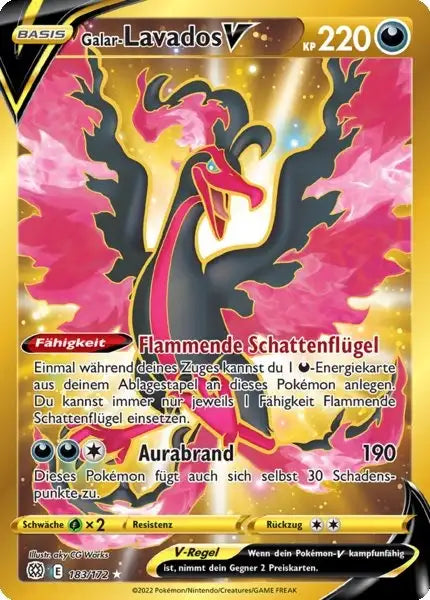 Galar Lavados V 183/172 – Pokémon Strahlende Sterne Karte