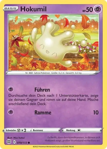 Hokumil 070/172 – Pokémon Strahlende Sterne Karte