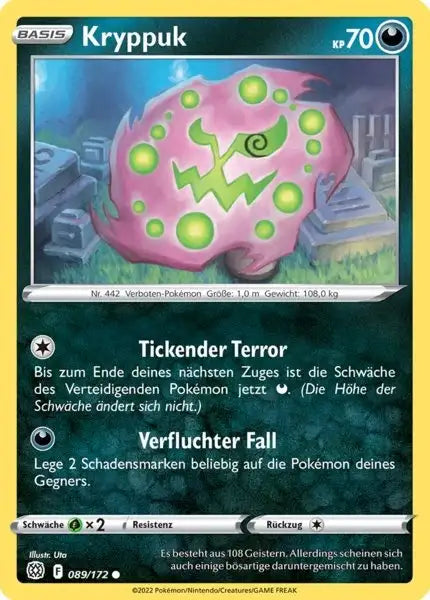 Kryppuk 089/172 – Pokémon Strahlende Sterne Karte