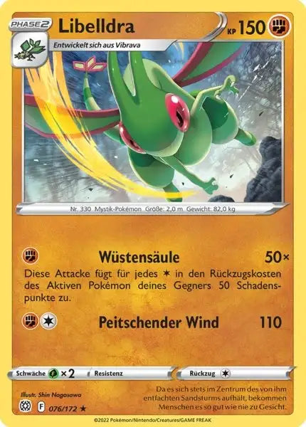 Libelldra 076/172 – Pokémon Strahlende Sterne Karte