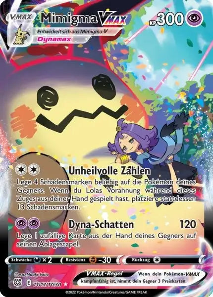Mimigma VMAX TG17 – Pokémon Strahlende Sterne Karte