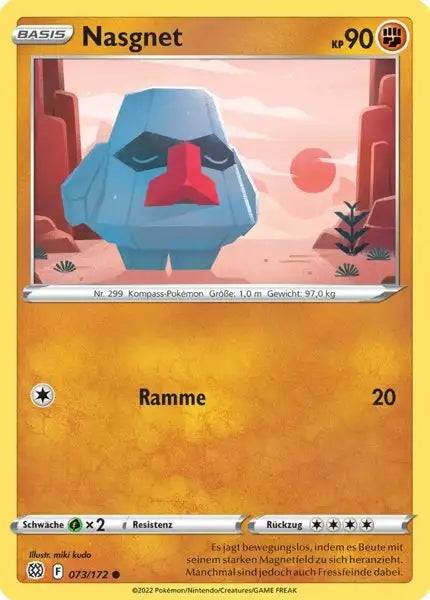 Nasgnet 073/172 – Pokémon Strahlende Sterne Karte