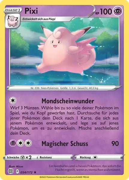 Pixi 054/172 – Pokémon Strahlende Sterne Karte