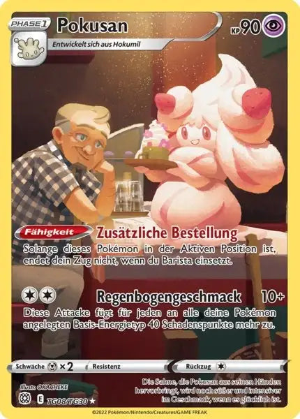 Pokusan TG08 – Pokémon Strahlende Sterne Karte