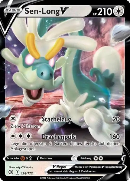 Sen Long V 128/172 – Pokémon Strahlende Sterne Karte