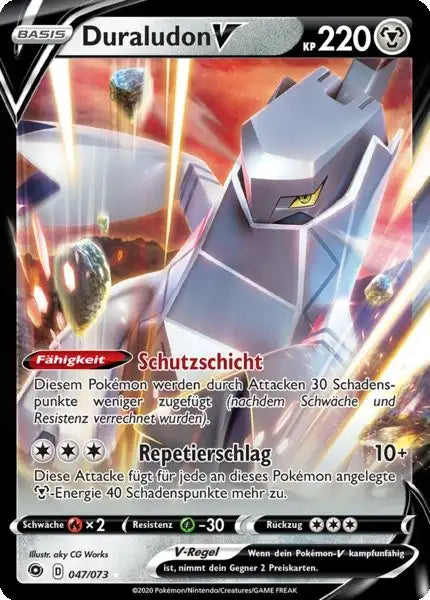 duraludon v 047/073 – Pokémon Weg des Champs Karte