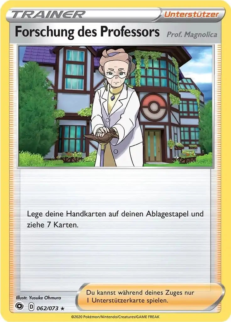 forschung des professors 062/073 – Pokémon Weg des Champs Karte