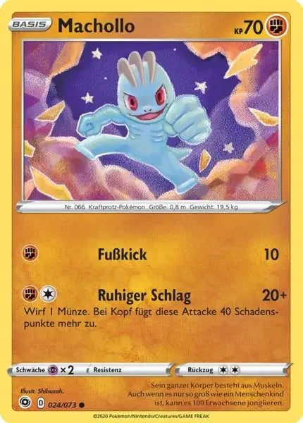 machollo 024/073 – Pokémon Weg des Champs Karte