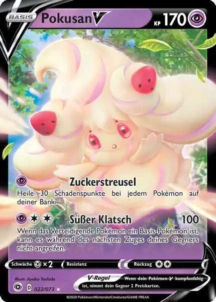 pokusan v 022/073 – Pokémon Weg des Champs Karte