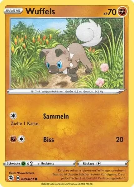 wuffels 029/073 – Pokémon Weg des Champs Karte