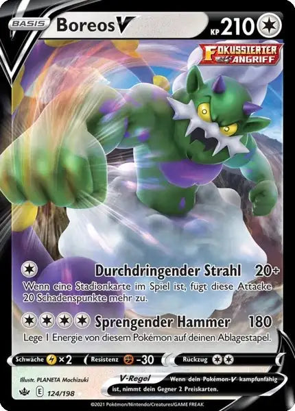 boreos v 124/198 – Pokémon Schaurige Herrschaft Karte