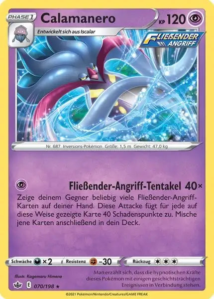 calamanero 070/198 – Pokémon Schaurige Herrschaft Karte