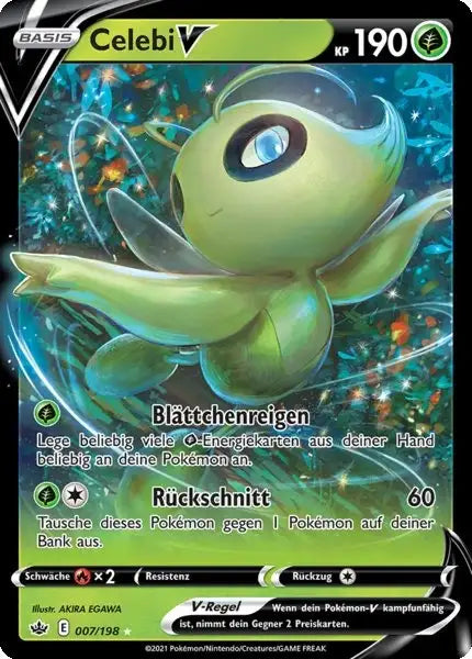 celebi v 007/198 – Pokémon Schaurige Herrschaft Karte