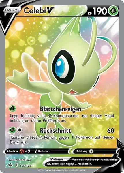 celebi v 160/198 – Pokémon Schaurige Herrschaft Karte