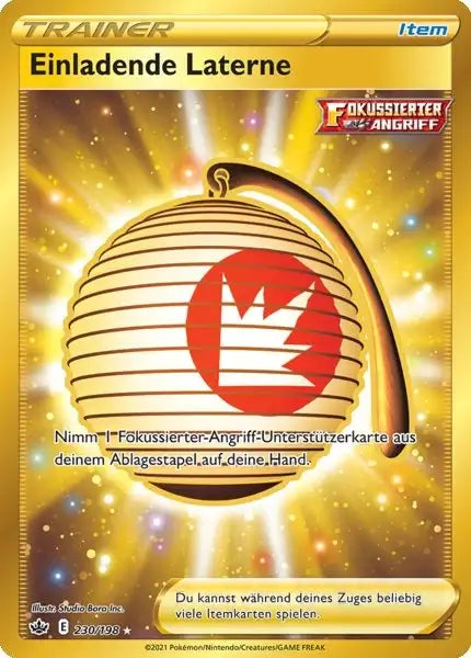 einladende 230/198 – Pokémon Schaurige Herrschaft Karte
