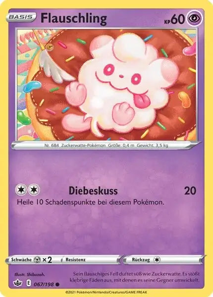 flauschling 067/198 – Pokémon Schaurige Herrschaft Karte