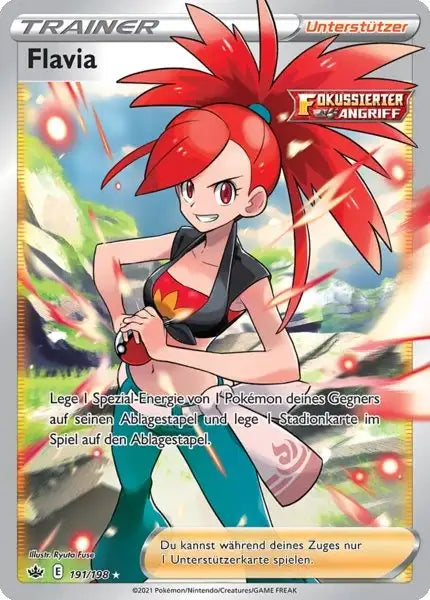 flavia 191/198 – Pokémon Schaurige Herrschaft Karte